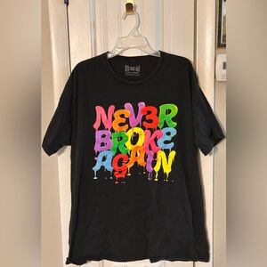 Young Boy Graphic T-Shirt "Never Broke Again"